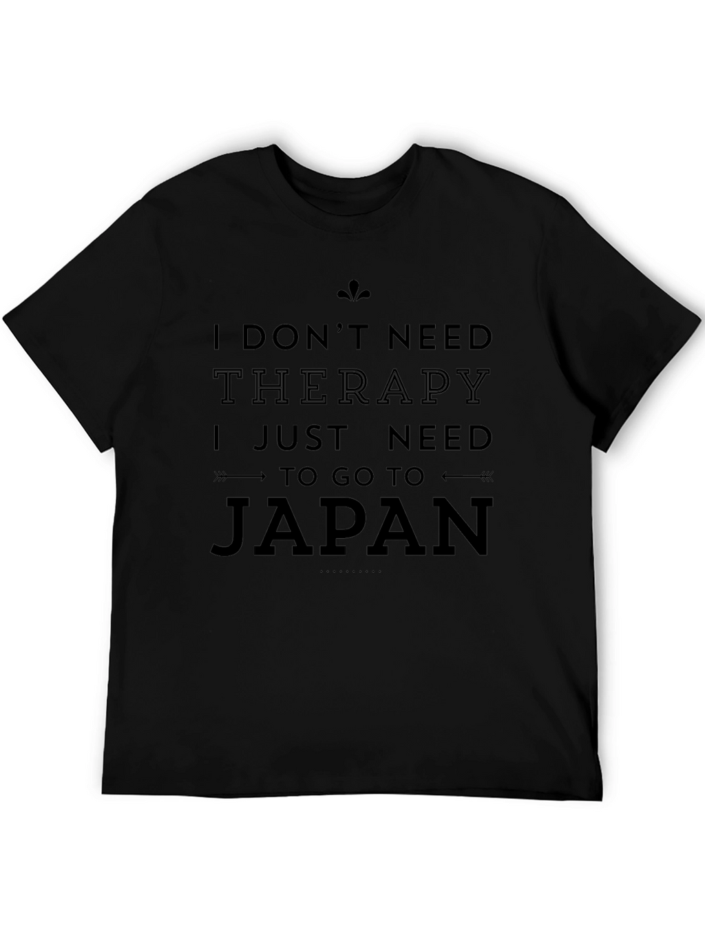 Funny Japan Therapy Graphic T-Shirt