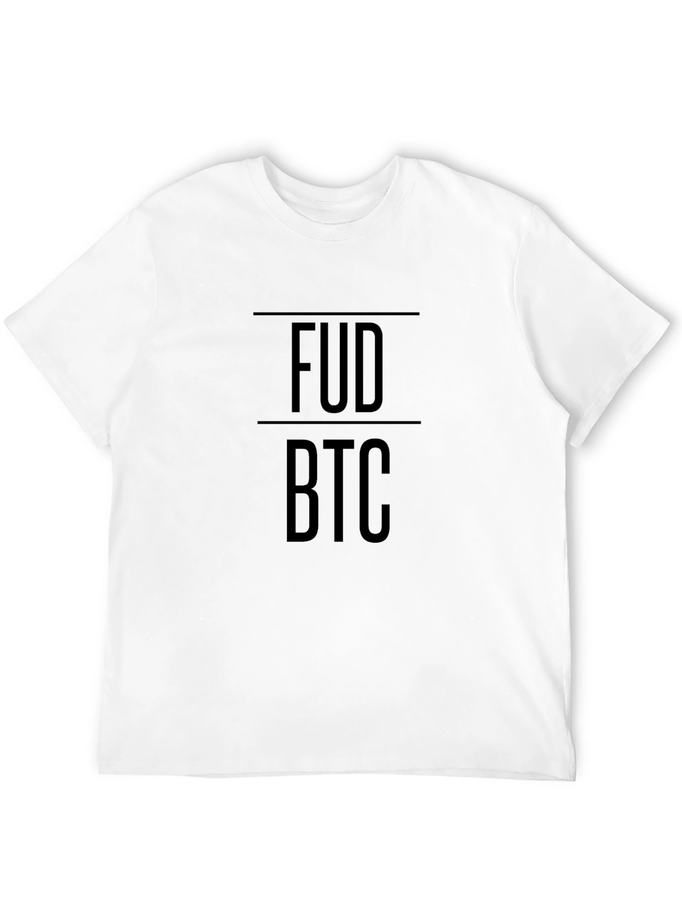 FUD BTC Crypto T-Shirt - Modern Investor Tee