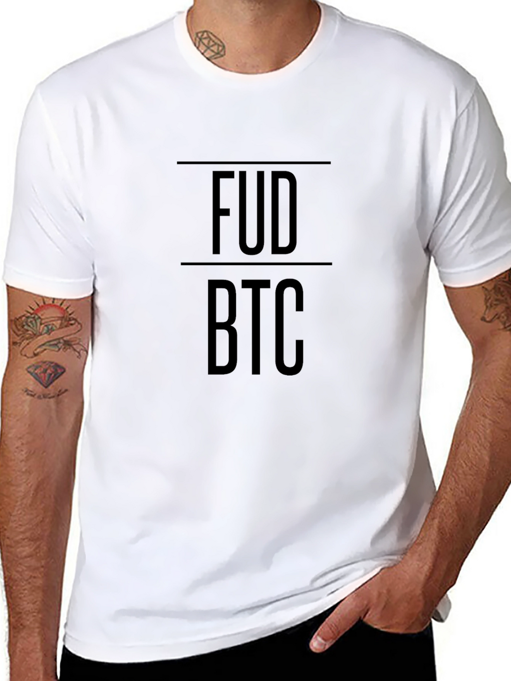 FUD BTC Crypto T-Shirt - Modern Investor Tee