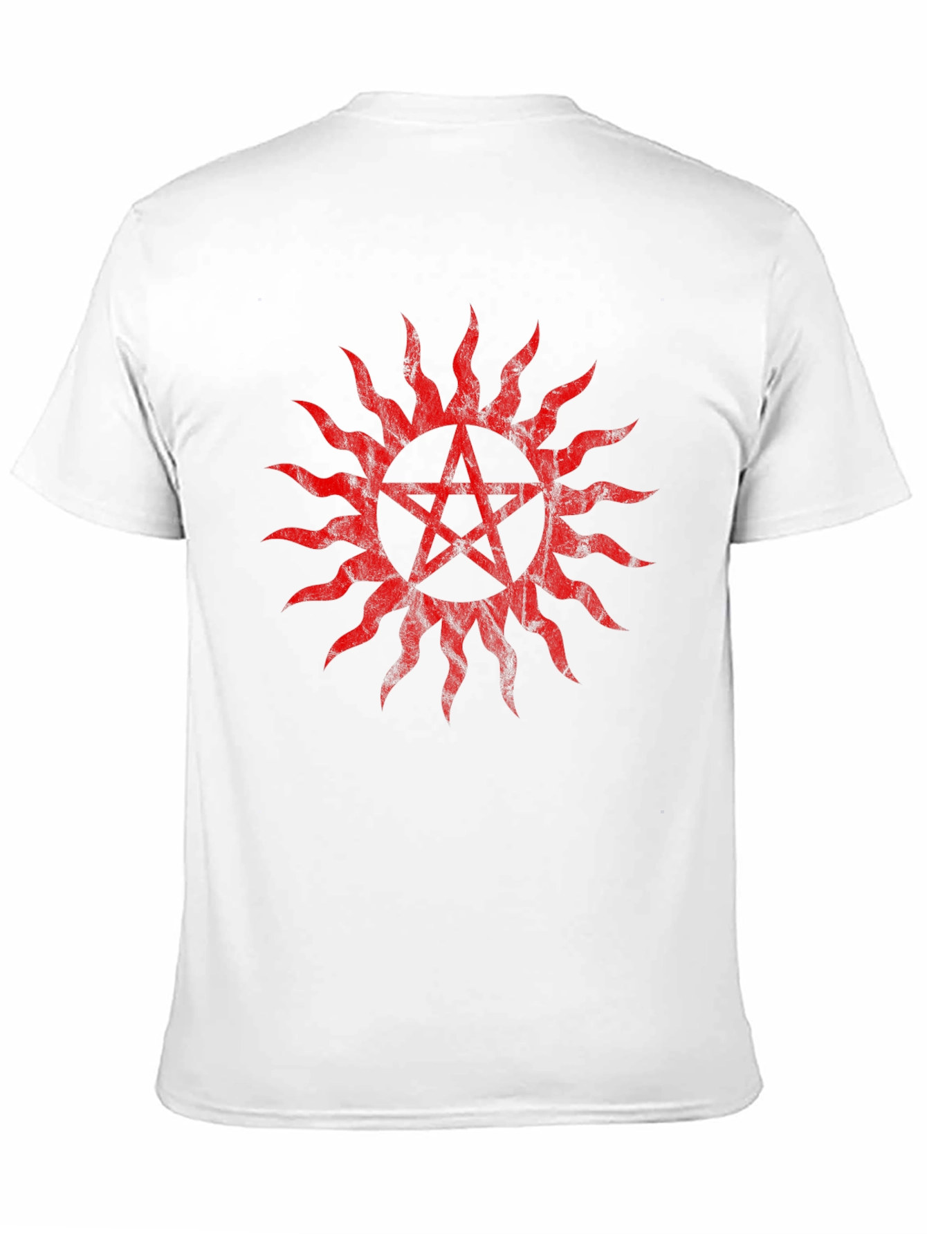 Red Anti-Possession Symbol Black T-Shirt
