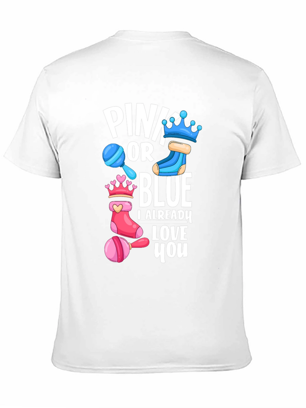 Pink or Blue Baby Shower T-Shirt
