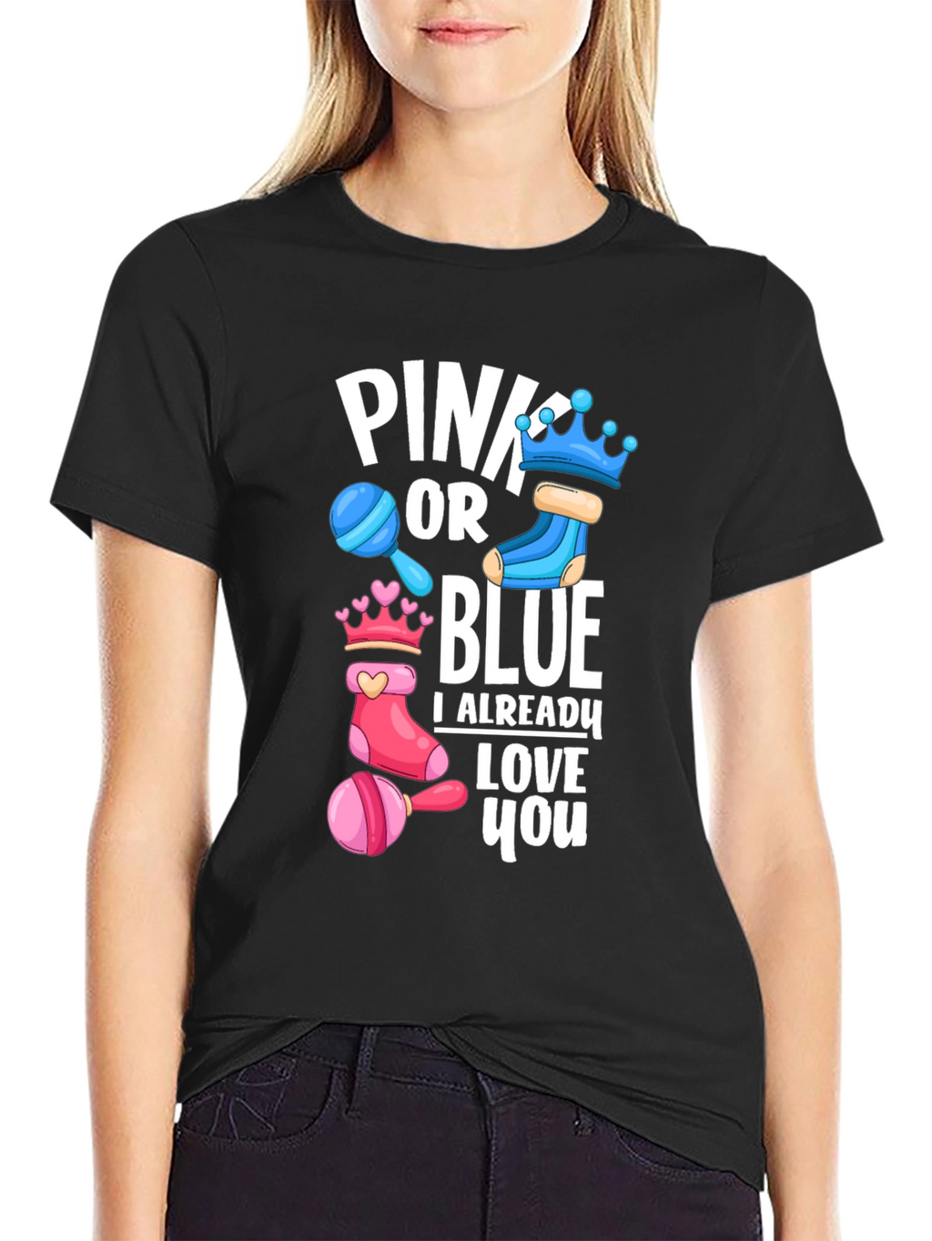 Pink or Blue Baby Shower T-Shirt