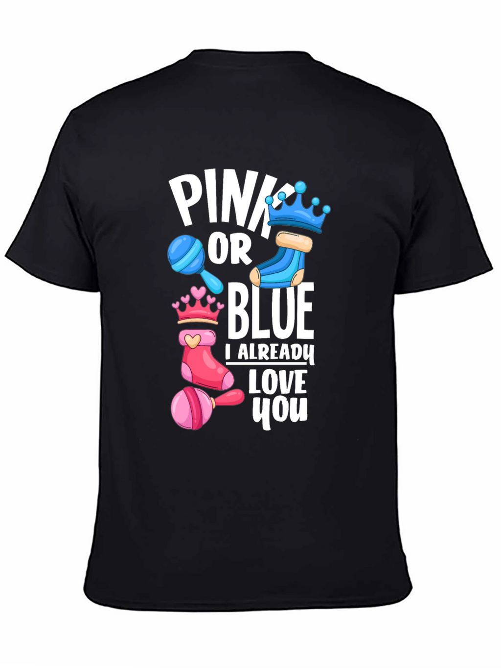 Pink or Blue Baby Shower T-Shirt