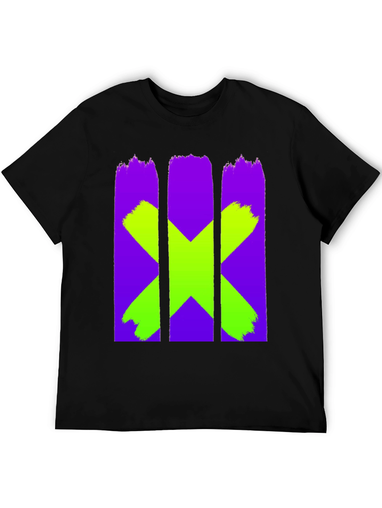 Bold X Graphic Black Tee