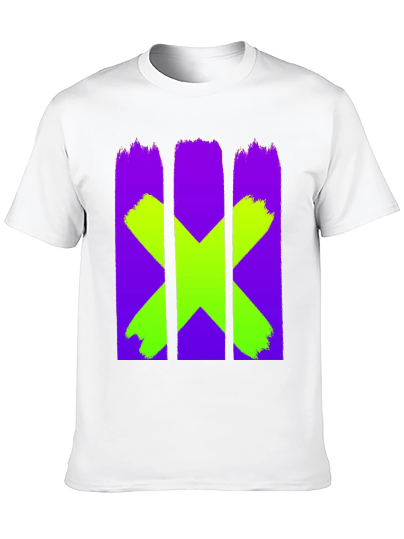 Bold X Graphic Black Tee