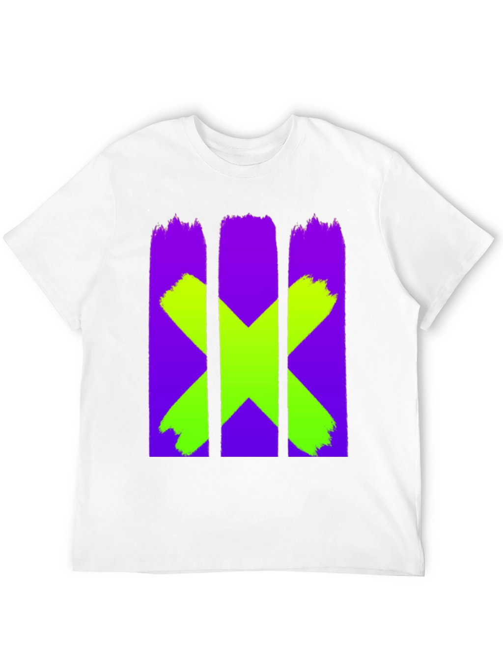 Bold X Graphic Black Tee