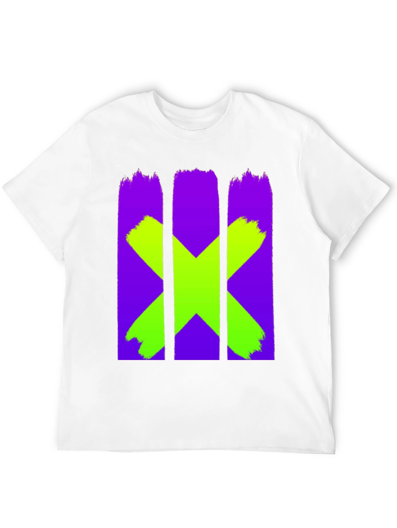 Bold X Graphic Black Tee