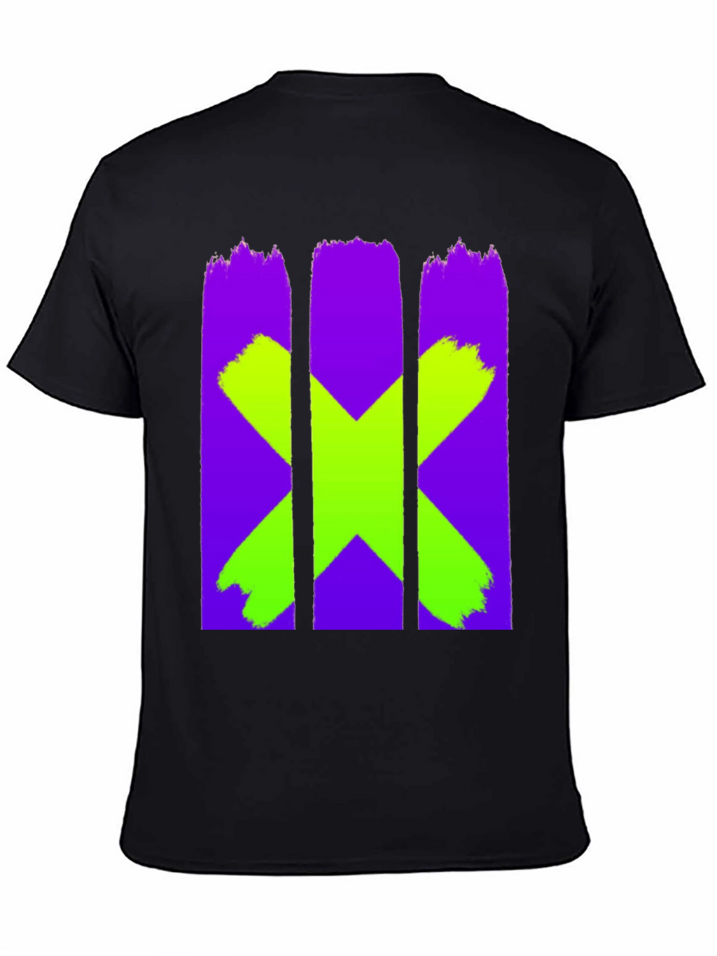 Bold X Graphic Black Tee