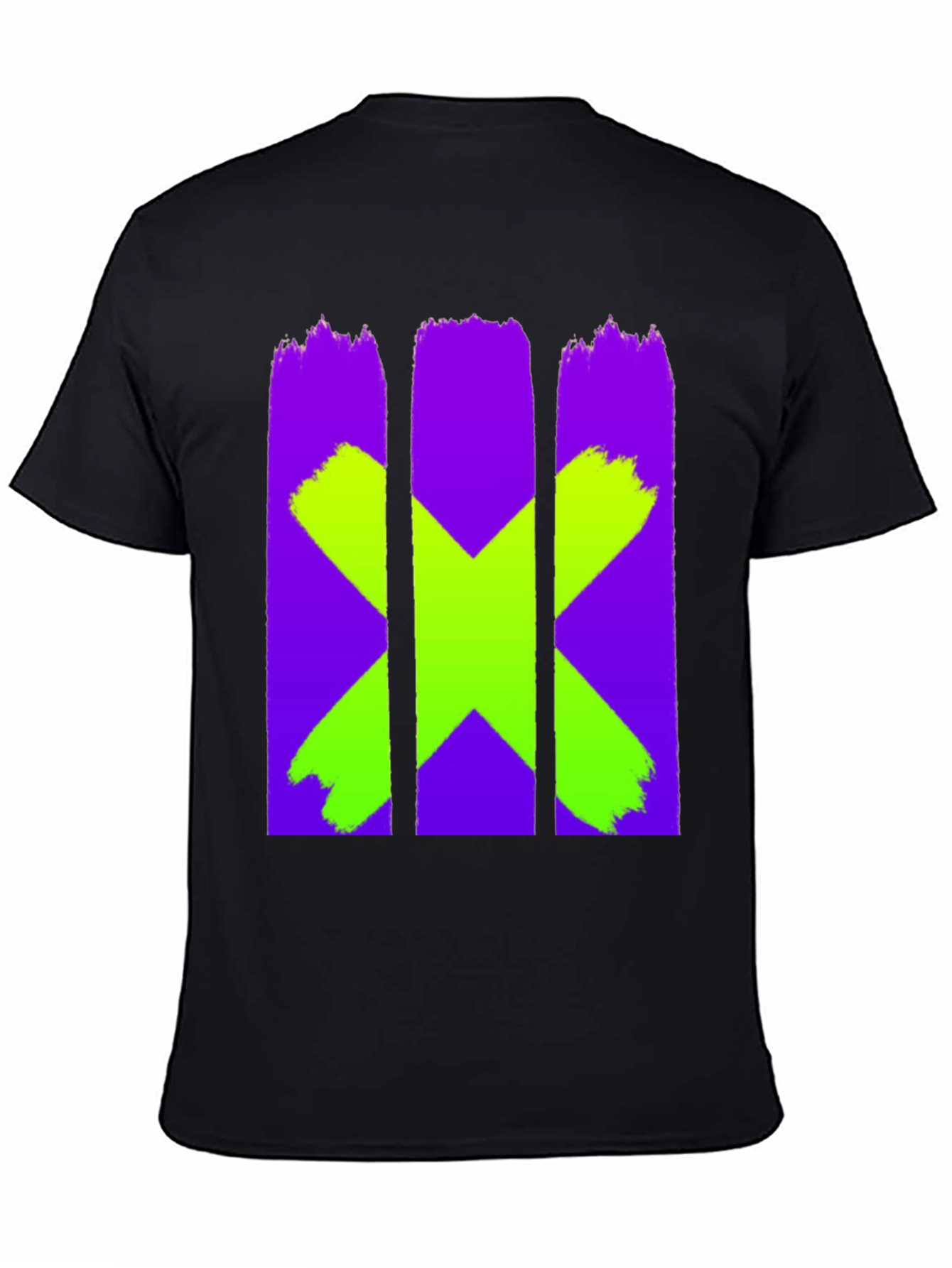 Bold X Graphic Black Tee