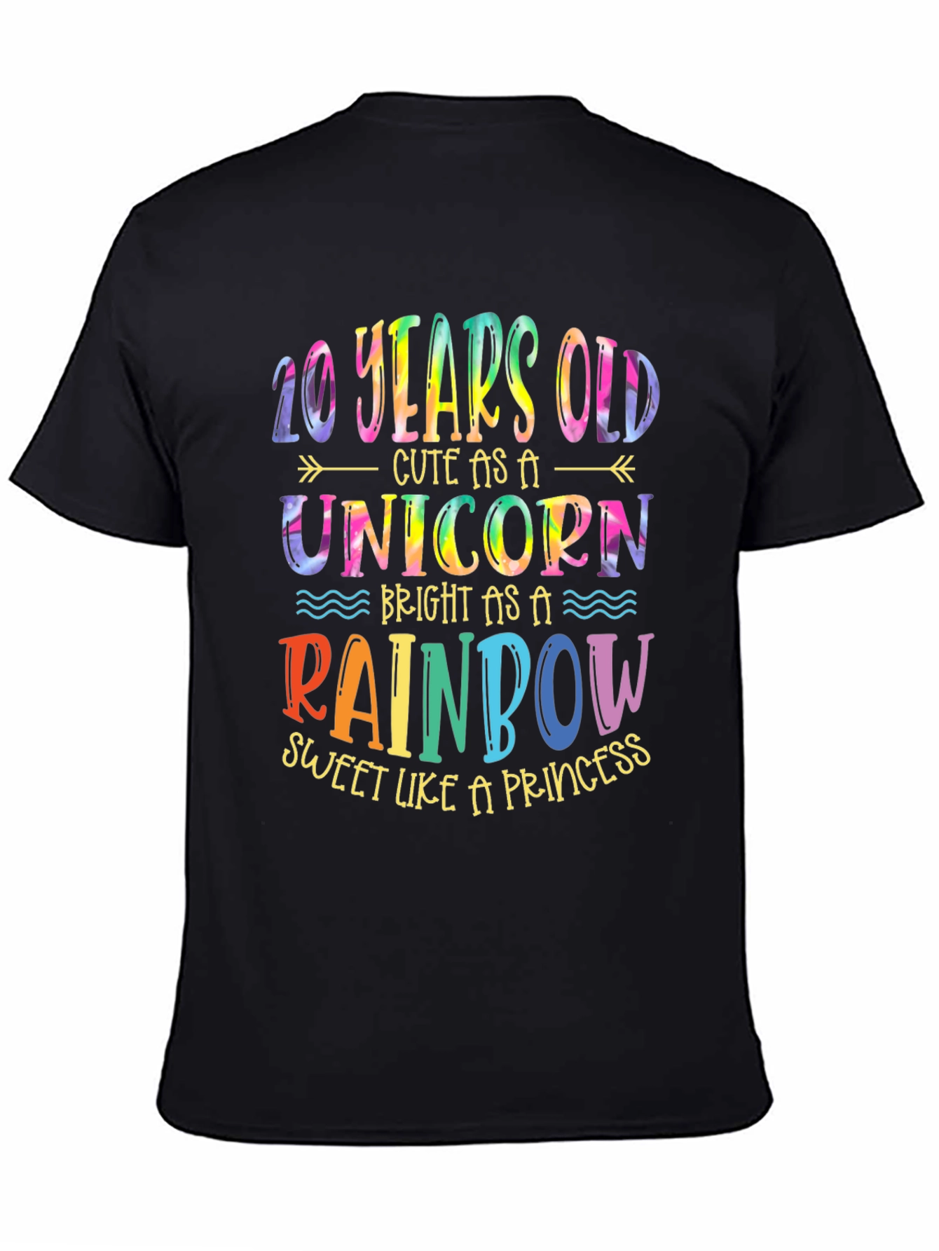 10 Year Old Unicorn Rainbow Birthday Shirt