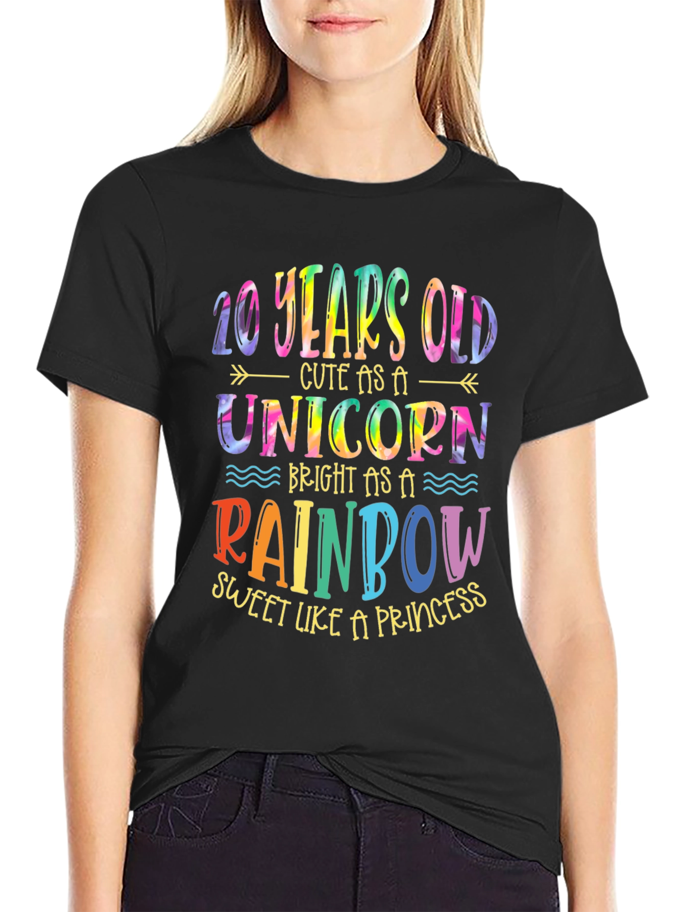 10 Year Old Unicorn Rainbow Birthday Shirt