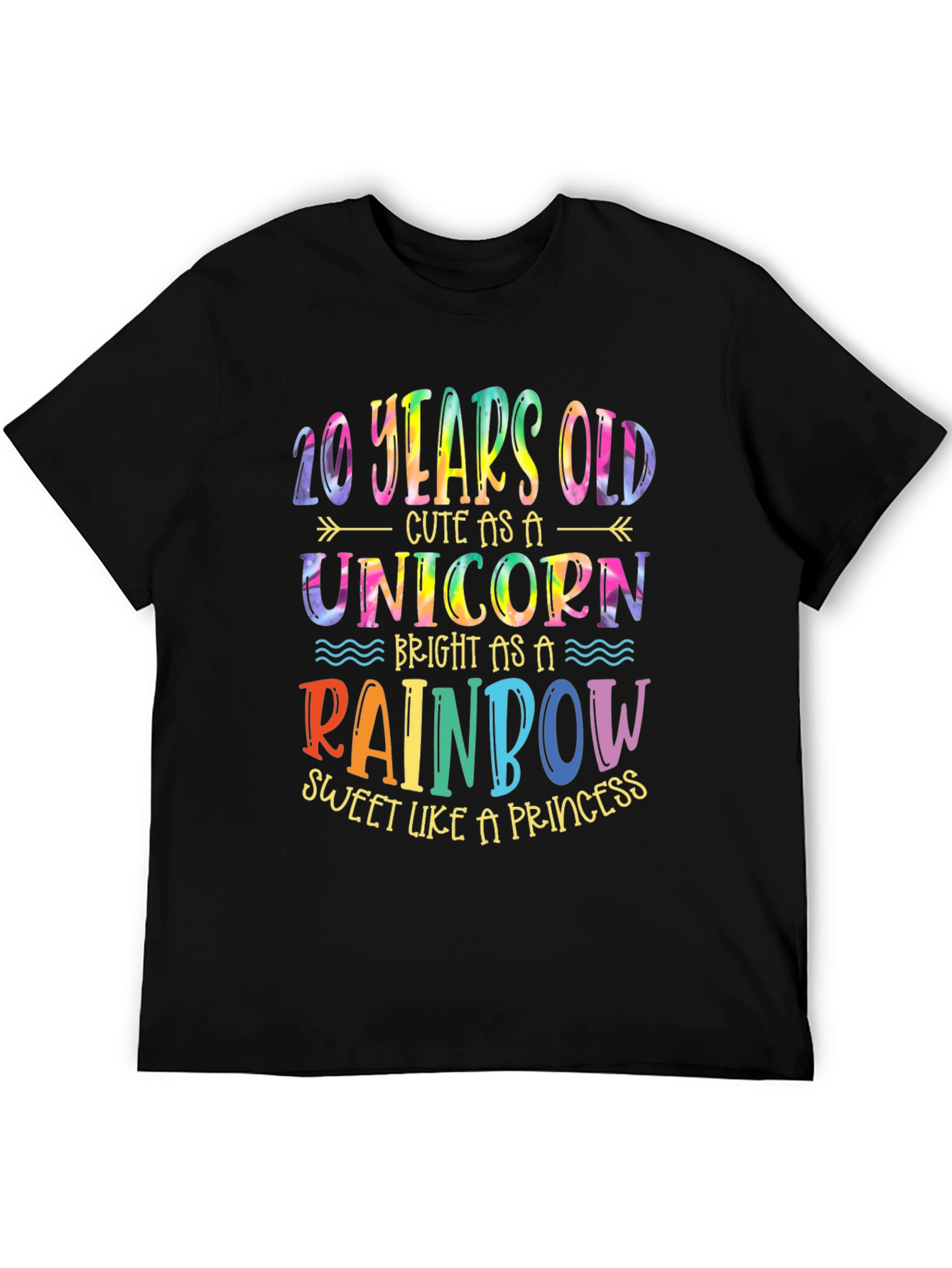 10 Year Old Unicorn Rainbow Birthday Shirt