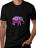 Elephant Graphic Print T-Shirt