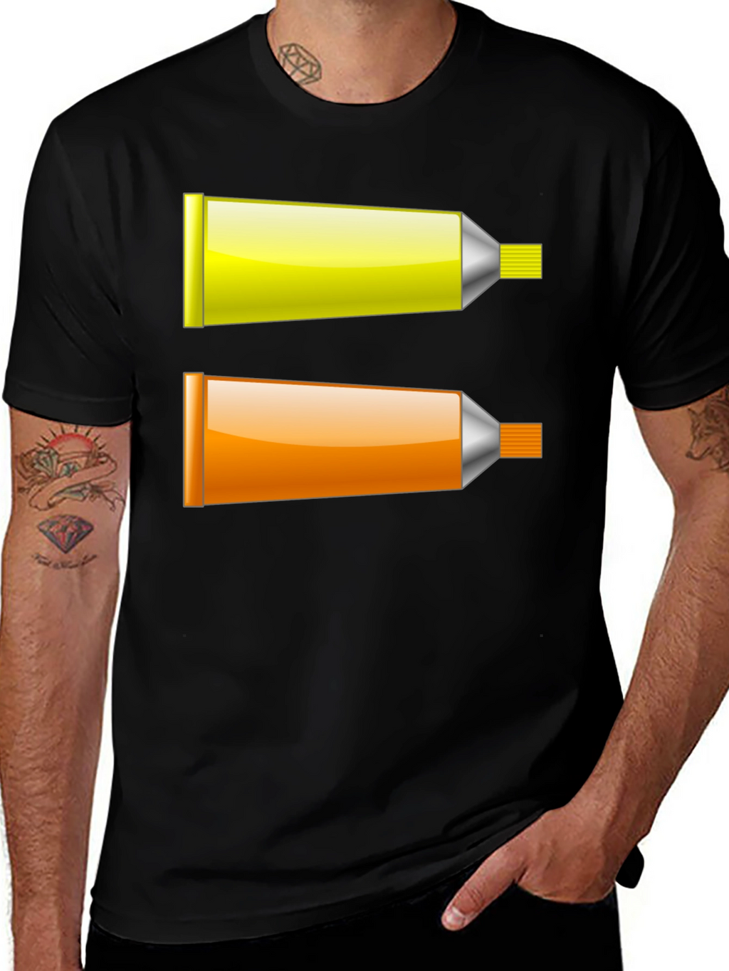 Paint Tubes Graphic T-Shirt