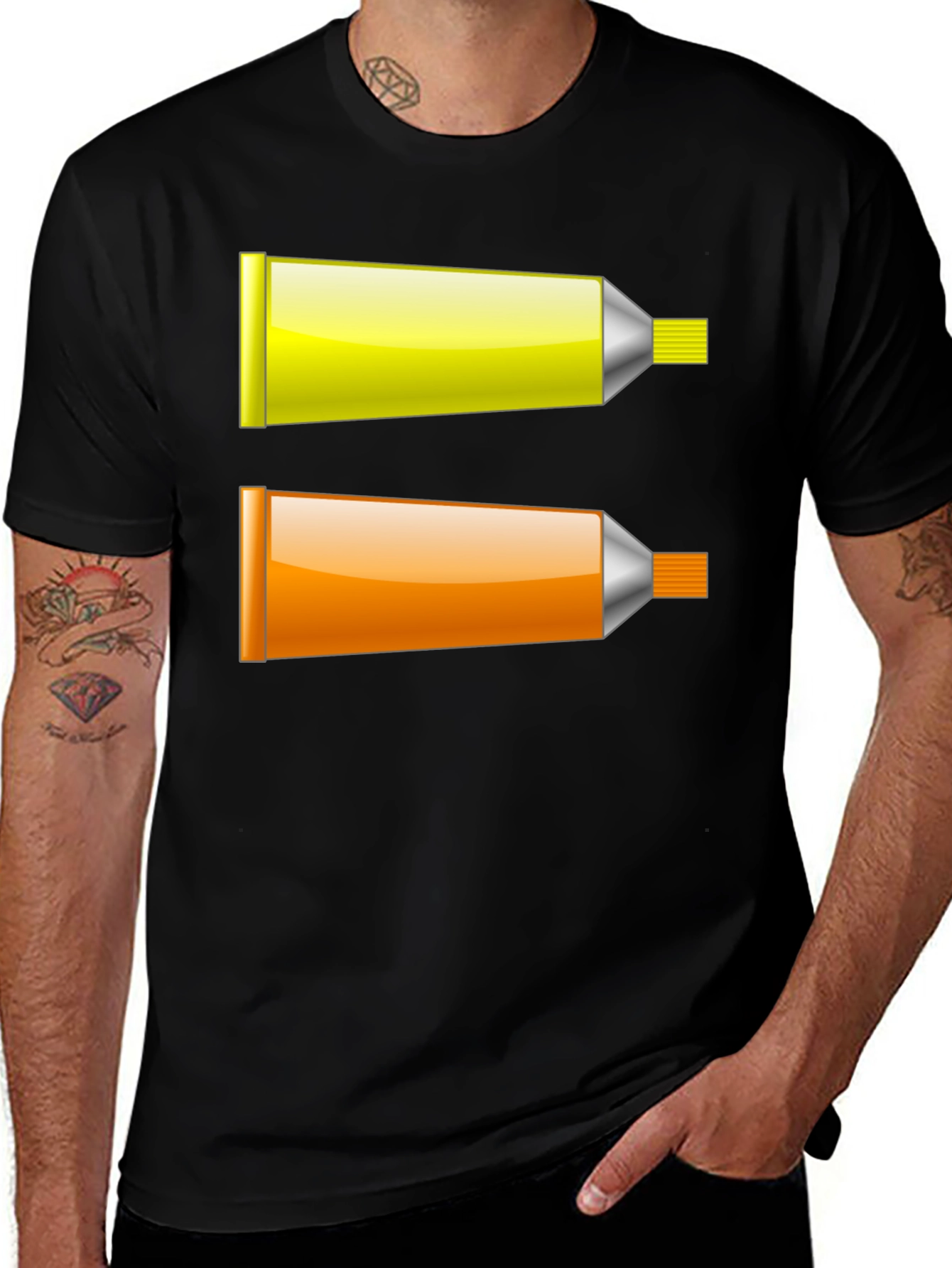 Paint Tubes Graphic T-Shirt