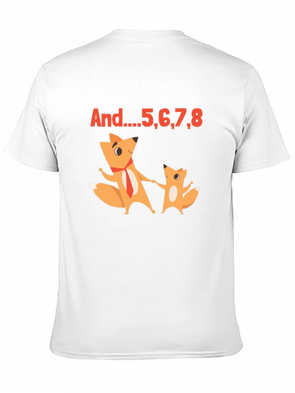 Funny Foxes T-Shirt - And...5678 Dance Counting Tee