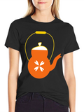 Tea Kettle Graphic Tee - Casual Comfort