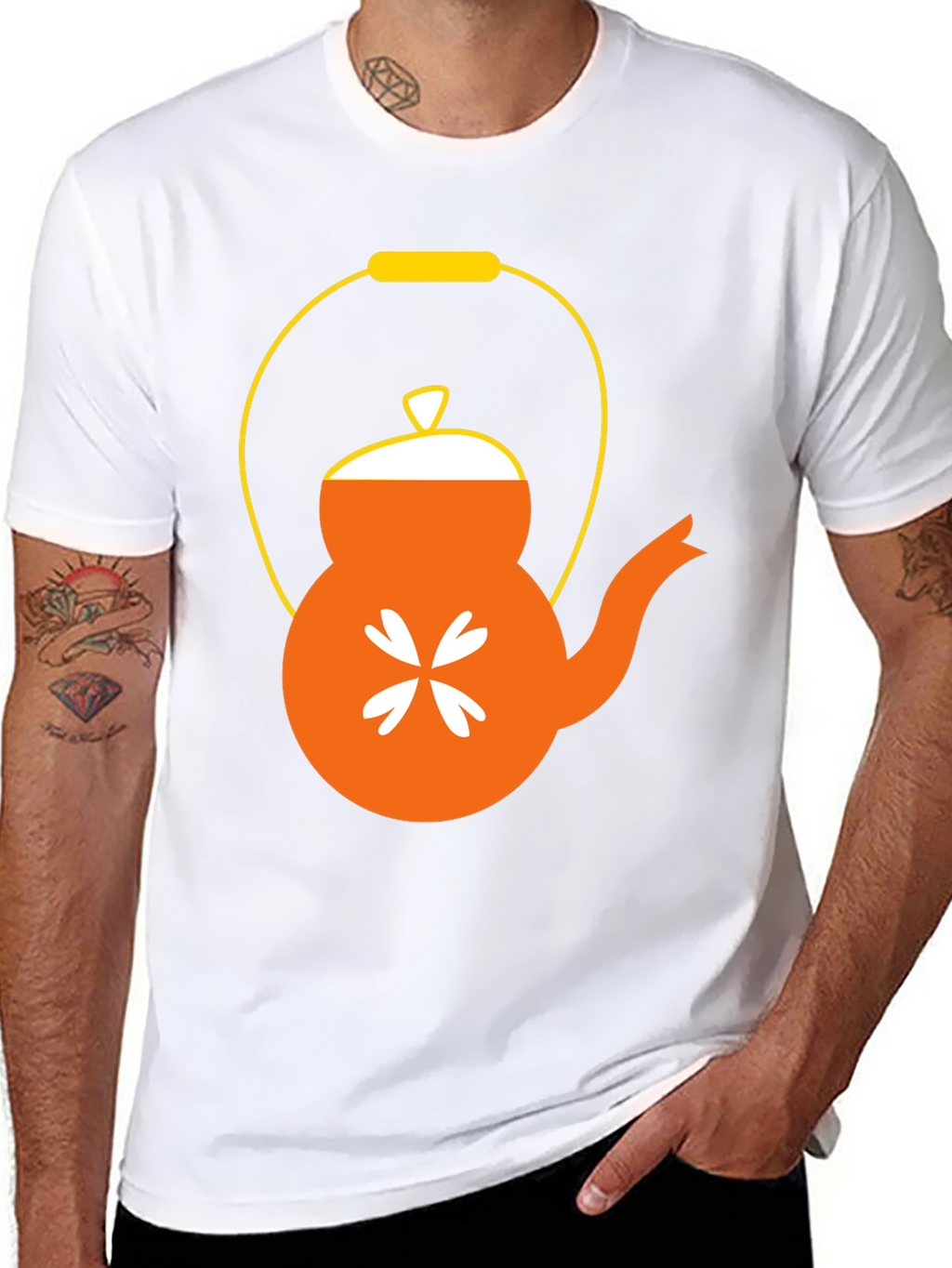 Tea Kettle Graphic Tee - Casual Comfort