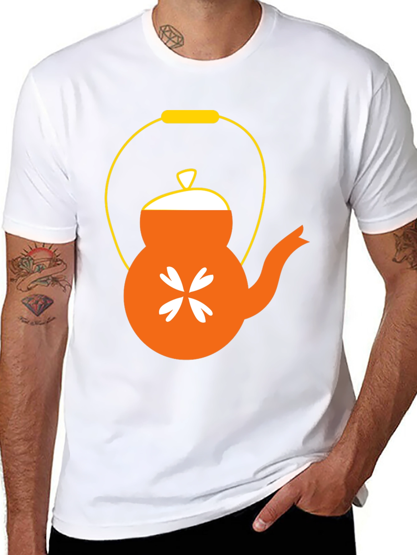 Tea Kettle Graphic Tee - Casual Comfort