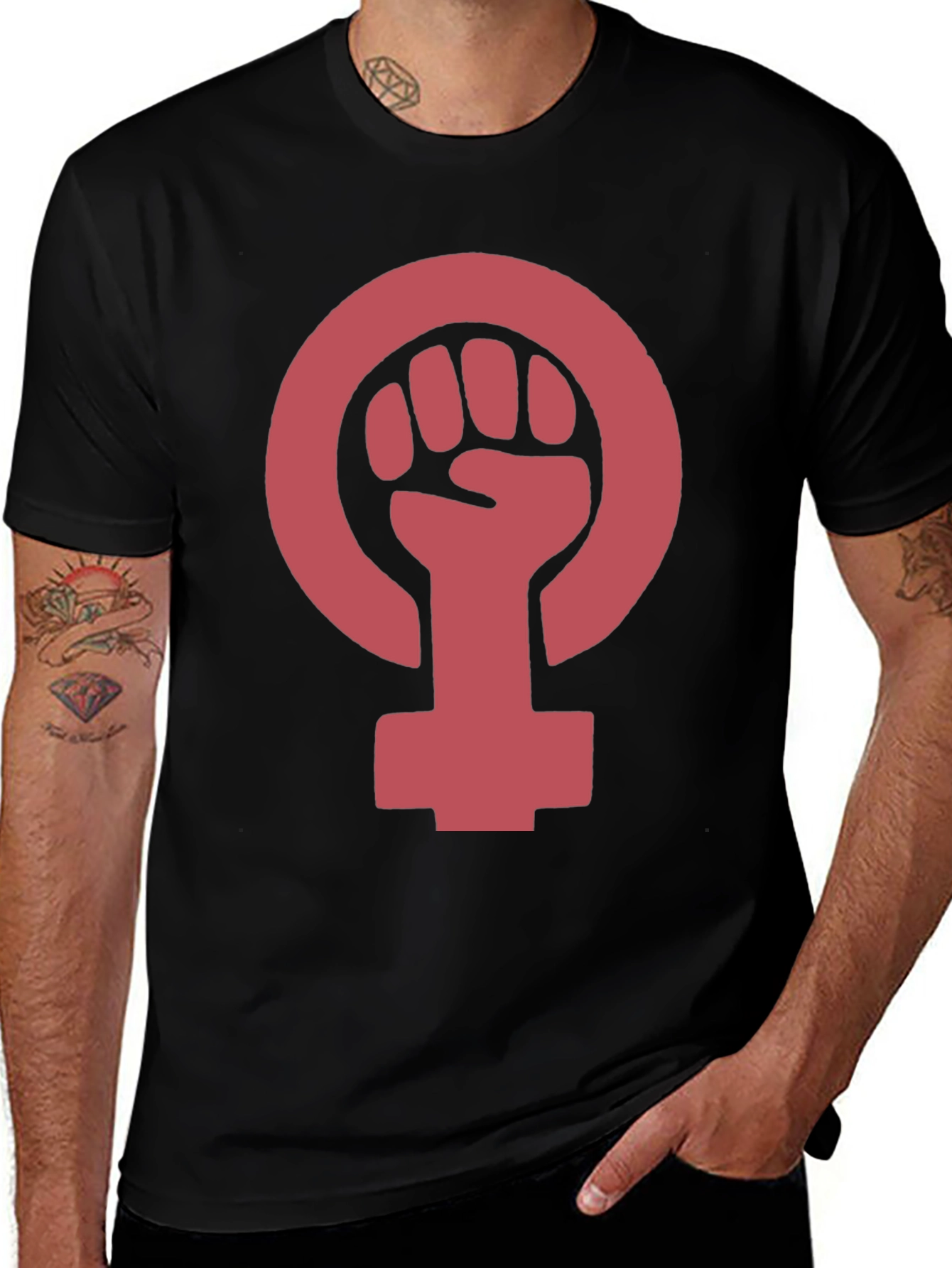 Feminist Fist T-Shirt - Empowering Symbol Tee