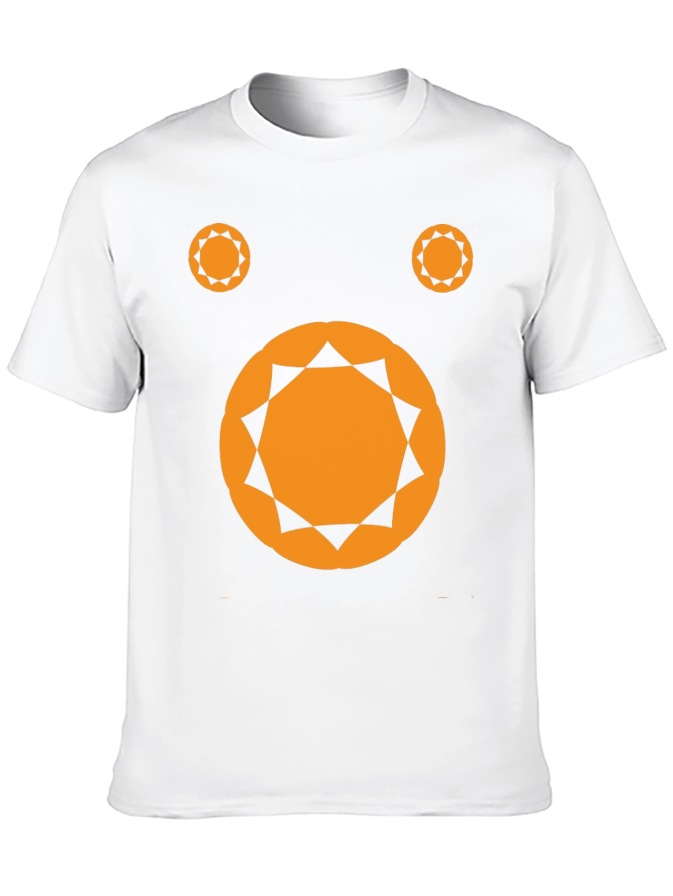Geometric Design Black T-Shirt