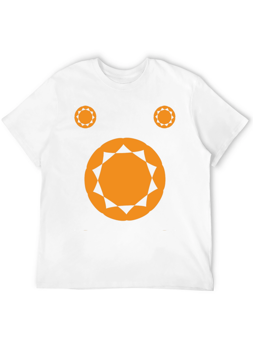 Geometric Design Black T-Shirt