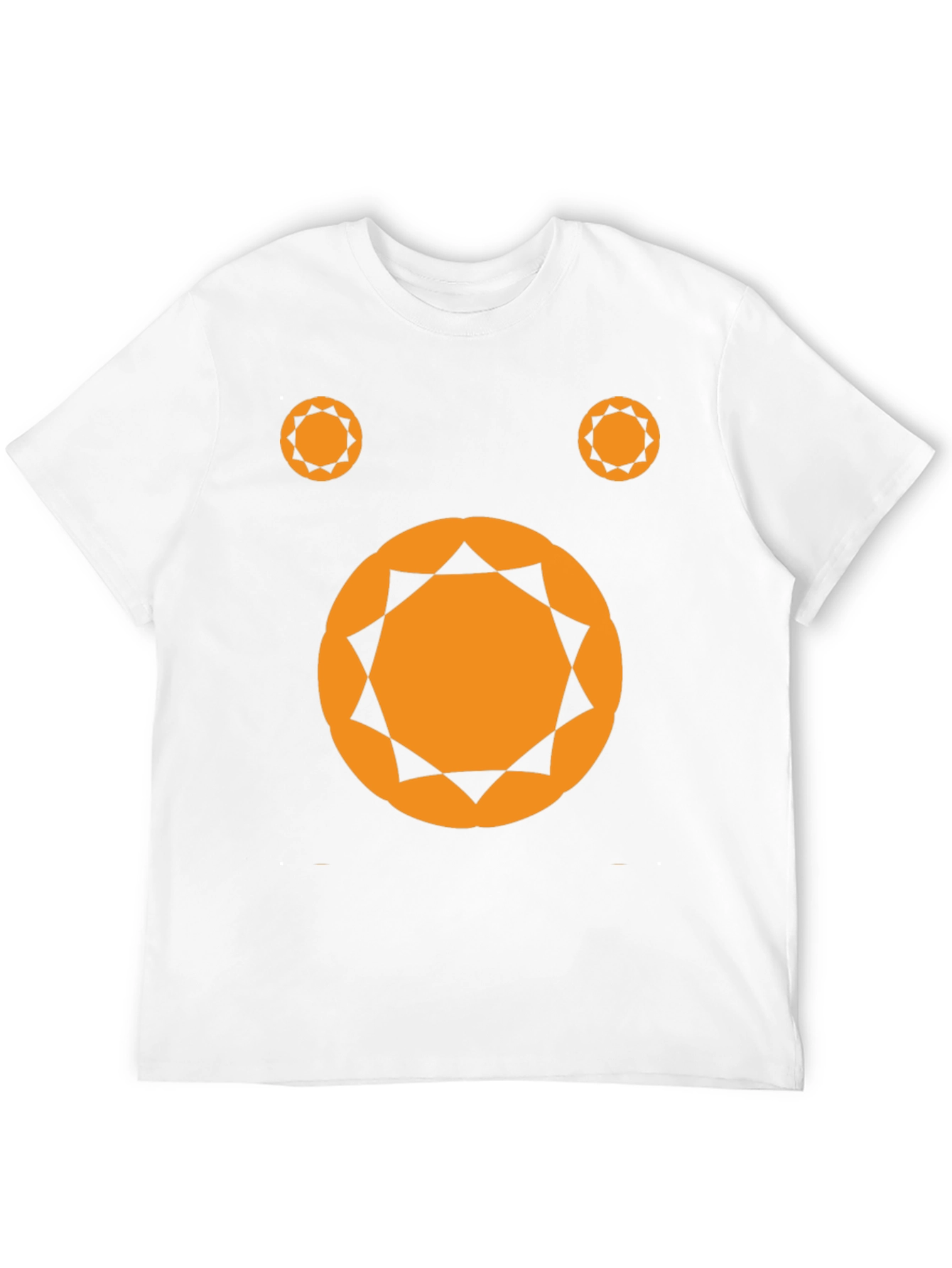 Geometric Design Black T-Shirt