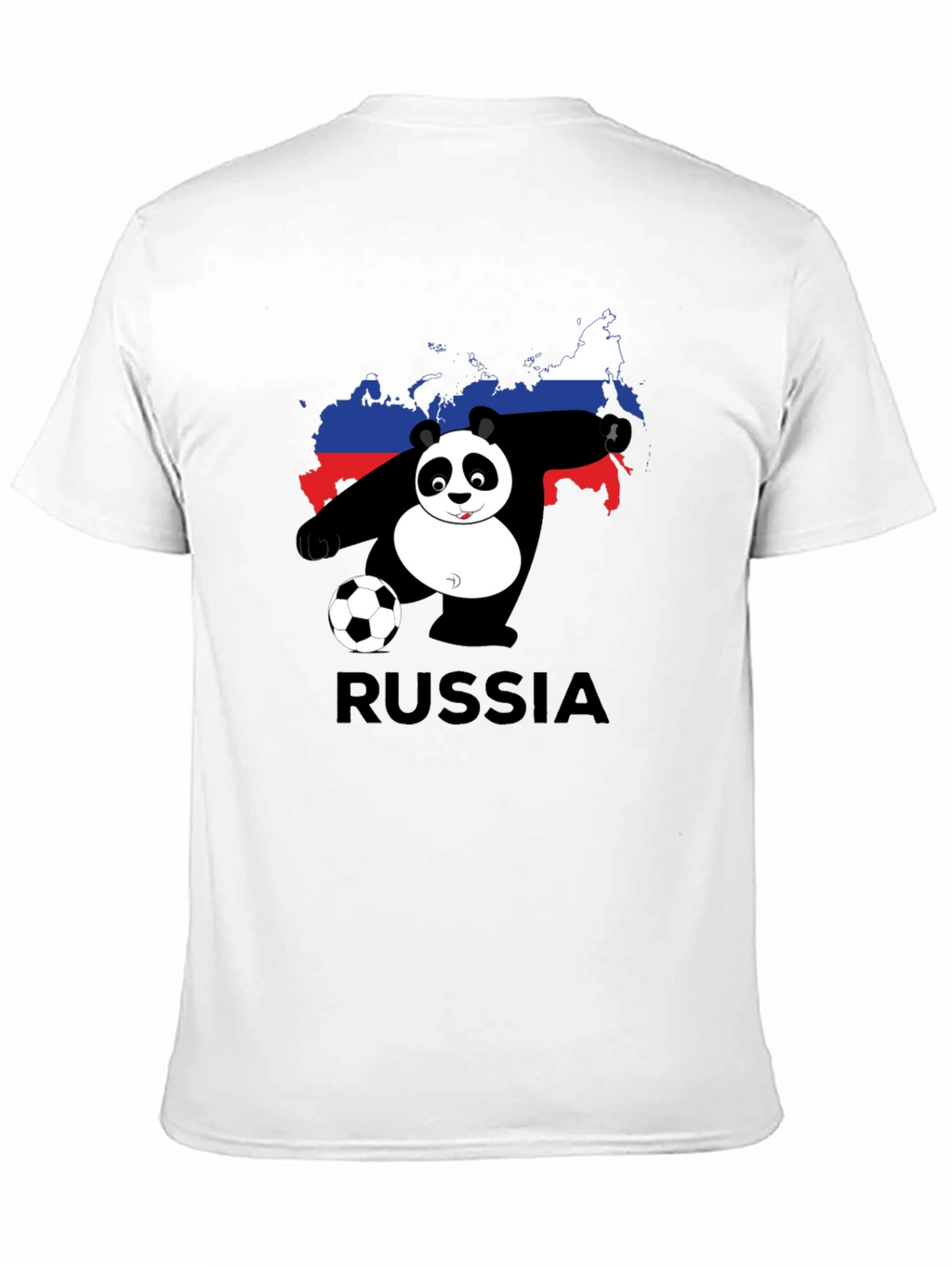 Russia Panda Soccer T-Shirt