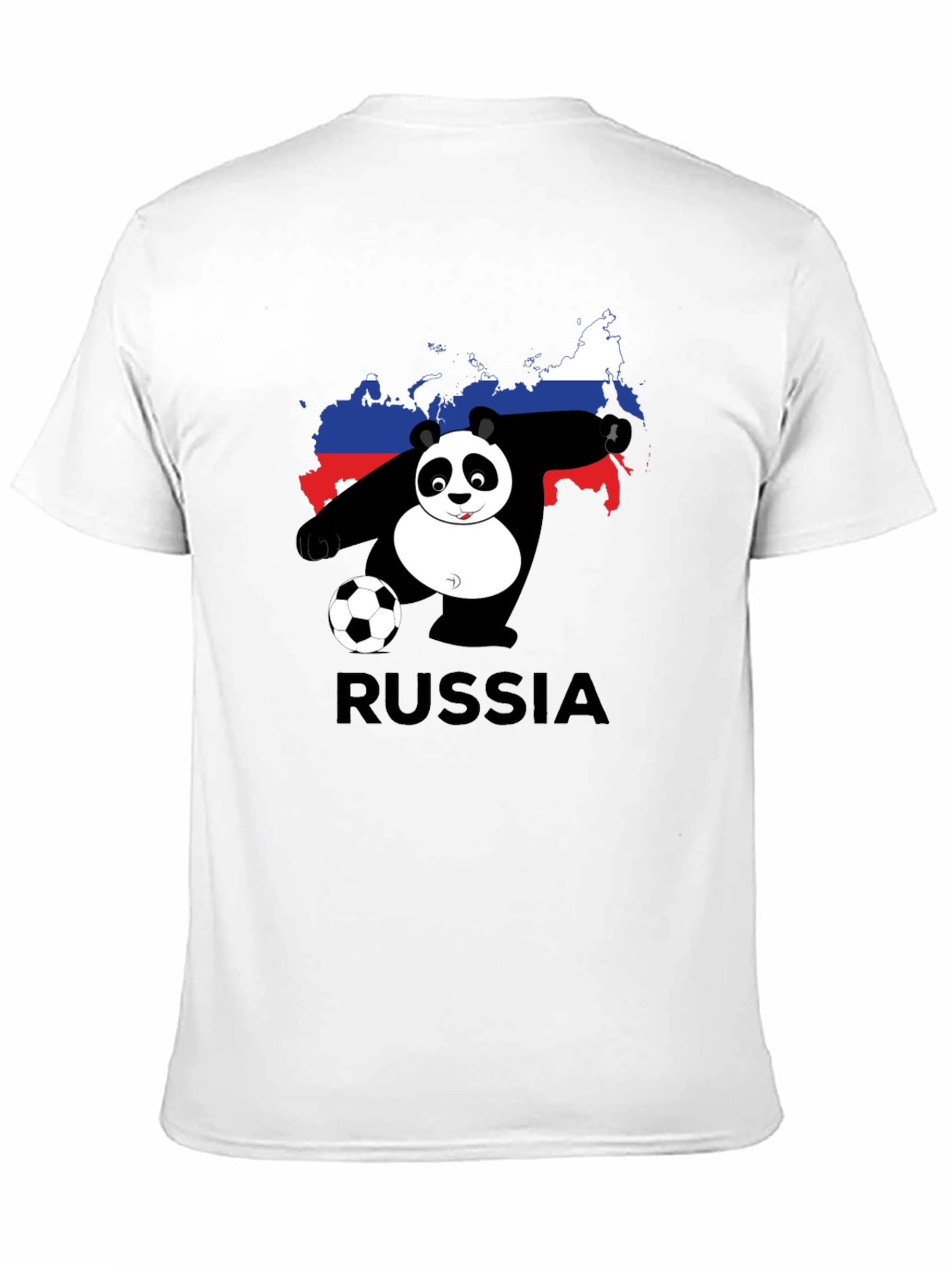 Russia Panda Soccer T-Shirt