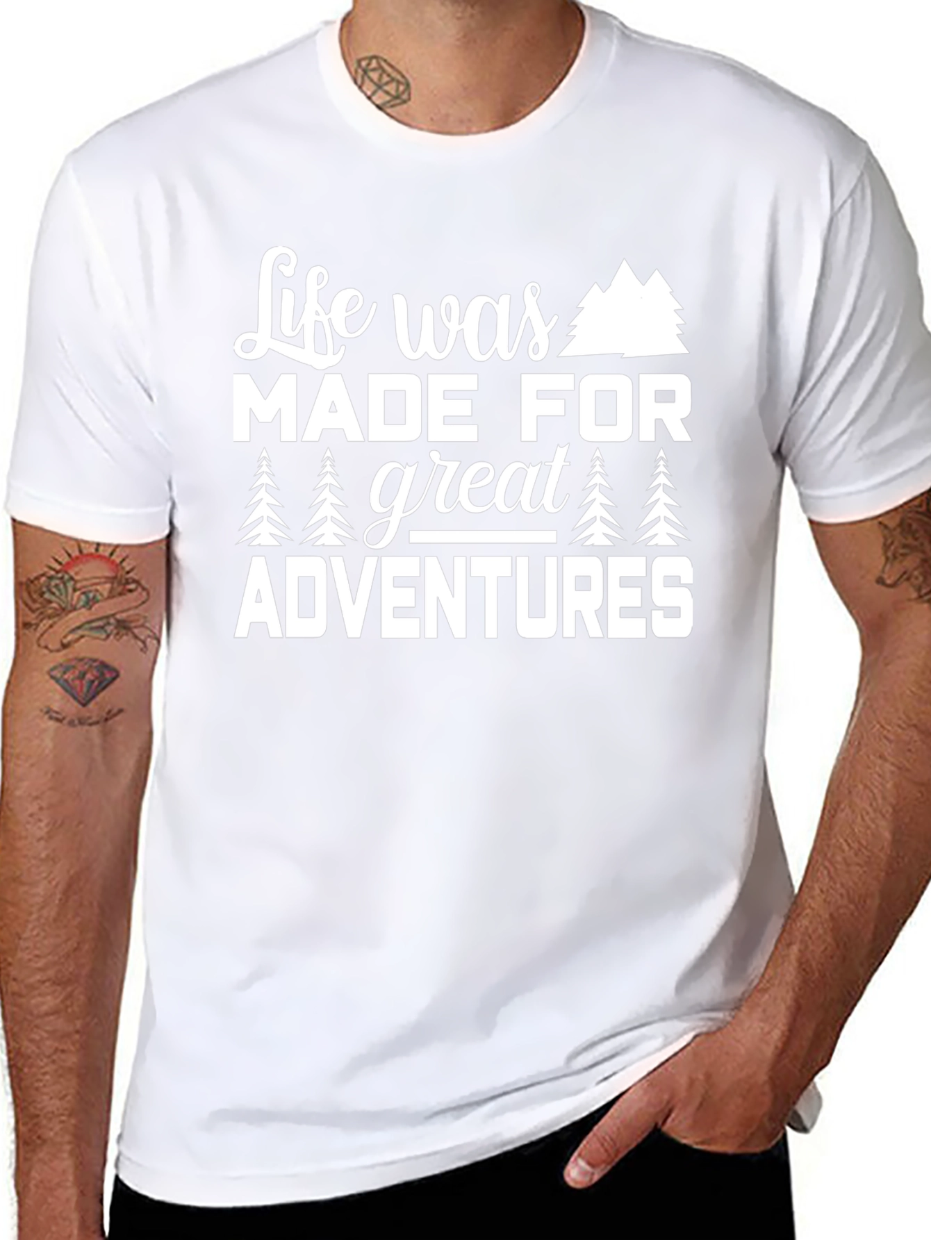 Life Was Made For Great Adventures Graphic Tee