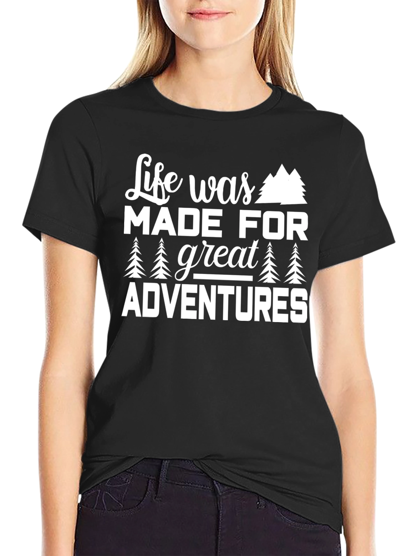 Life Was Made For Great Adventures Graphic Tee