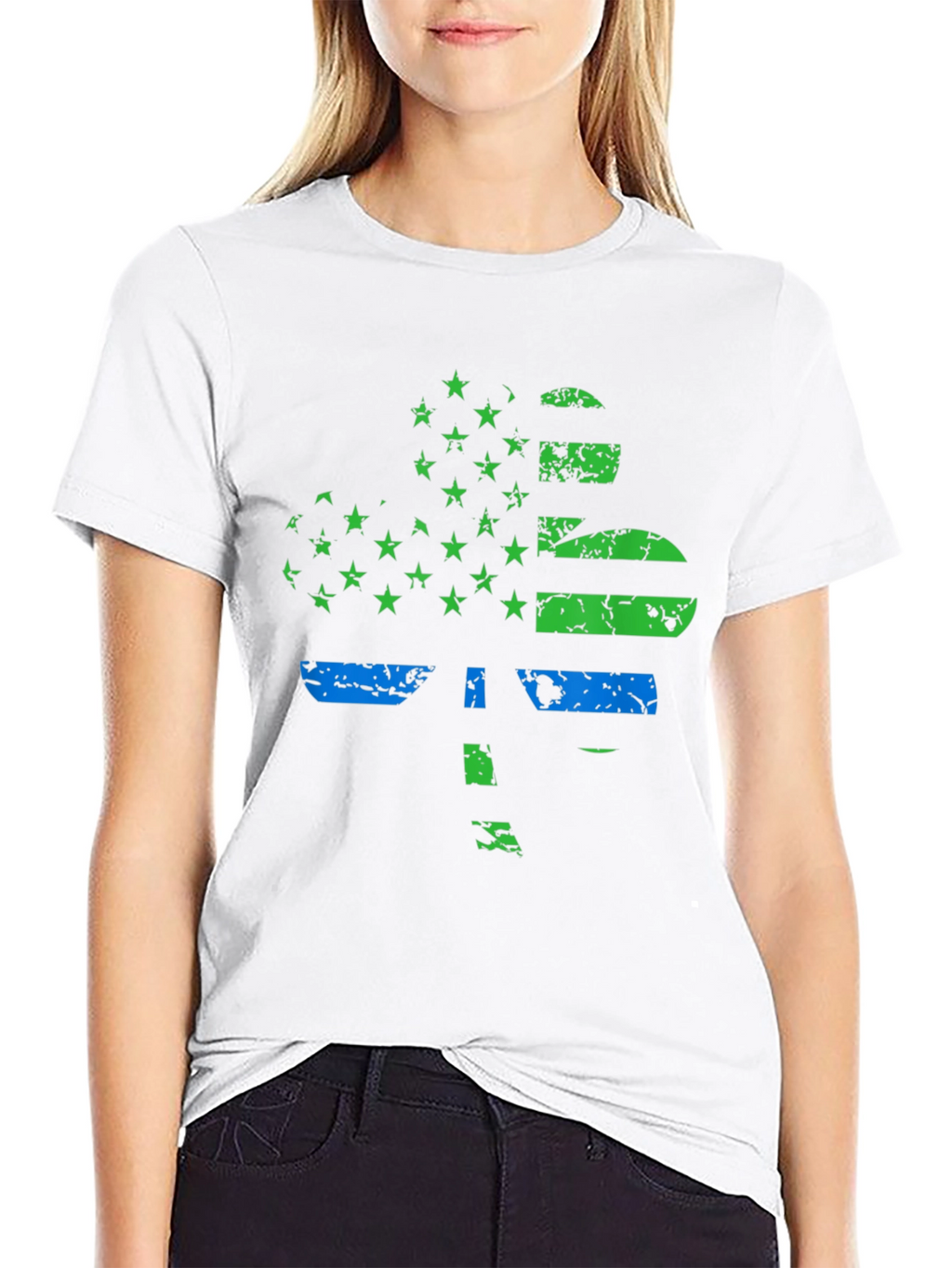 Clover USA Flag T-Shirt