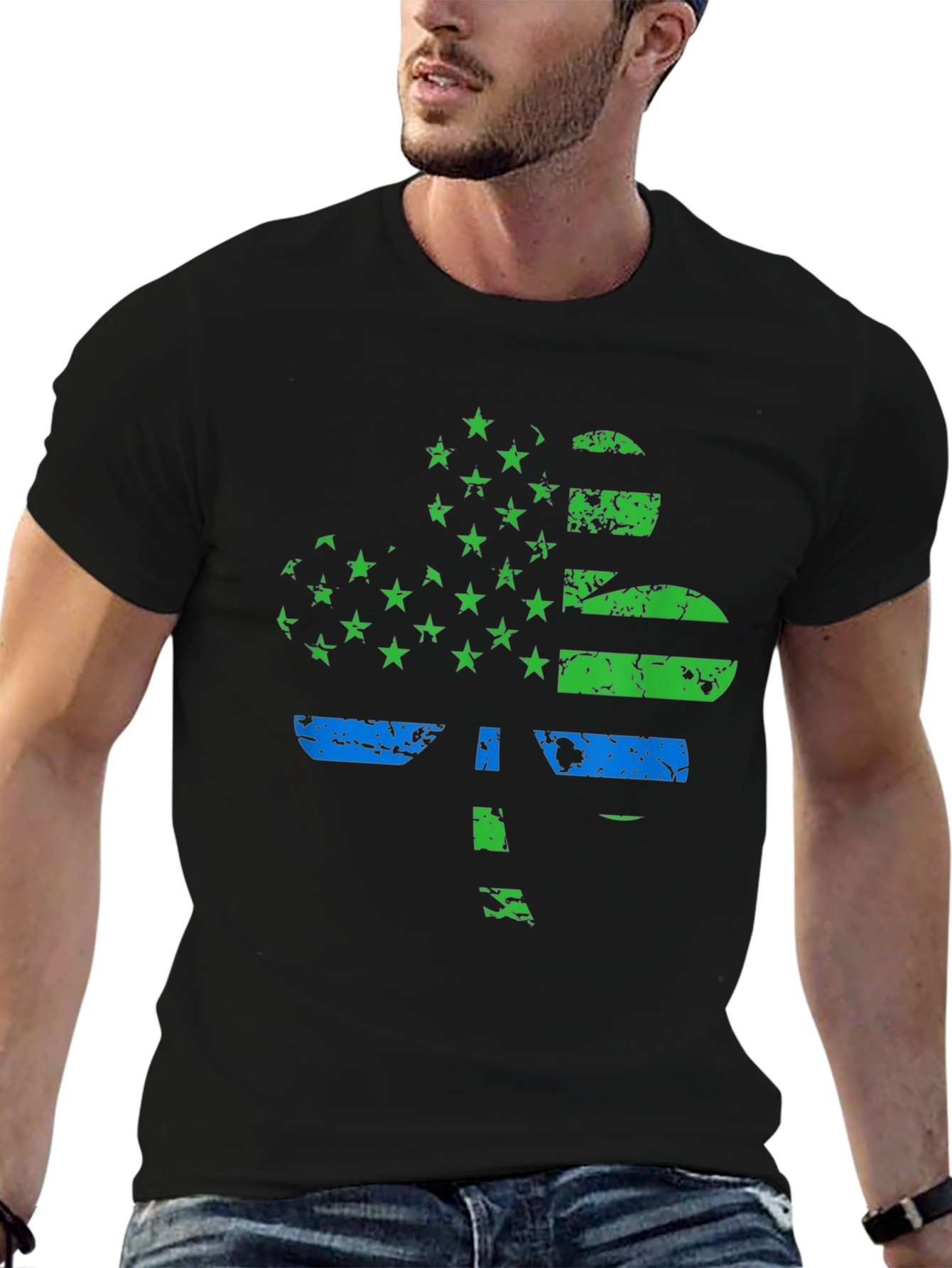 Clover USA Flag T-Shirt