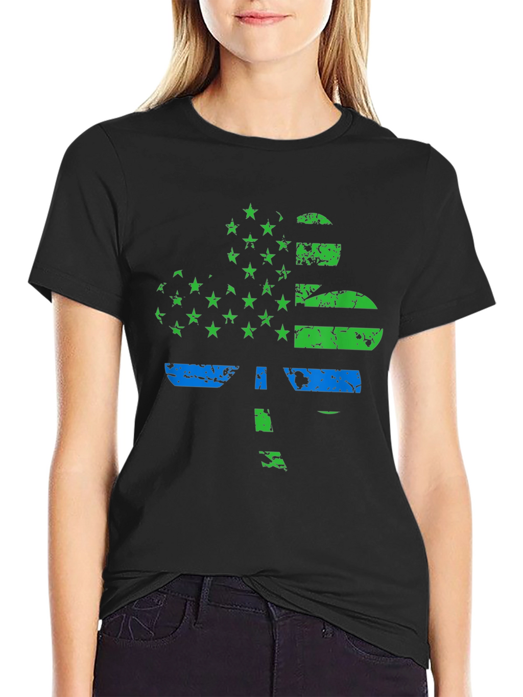 Clover USA Flag T-Shirt