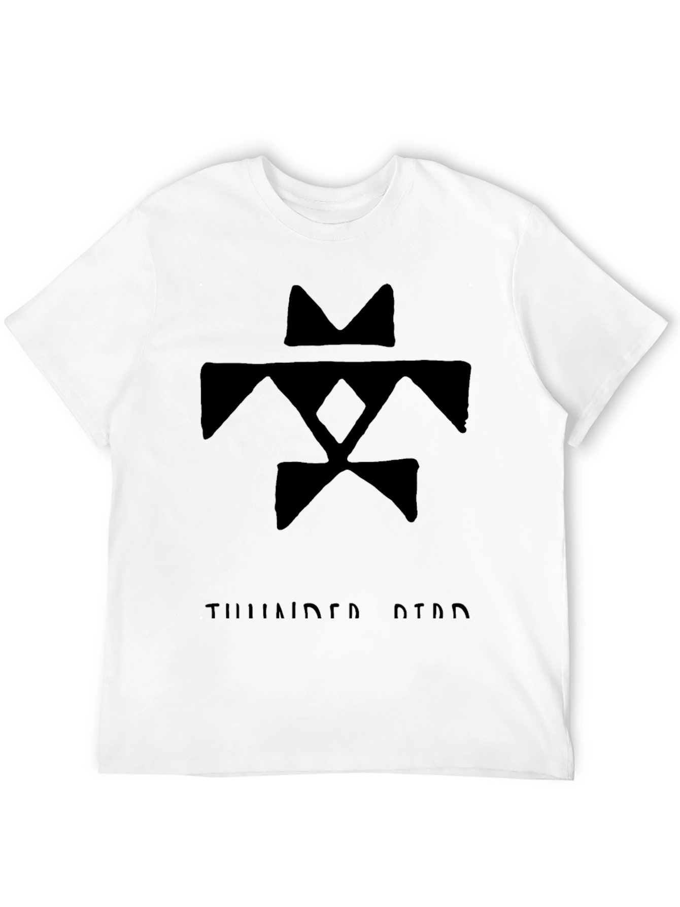 Thunderbird Graphic Tee - Black Cotton Blend