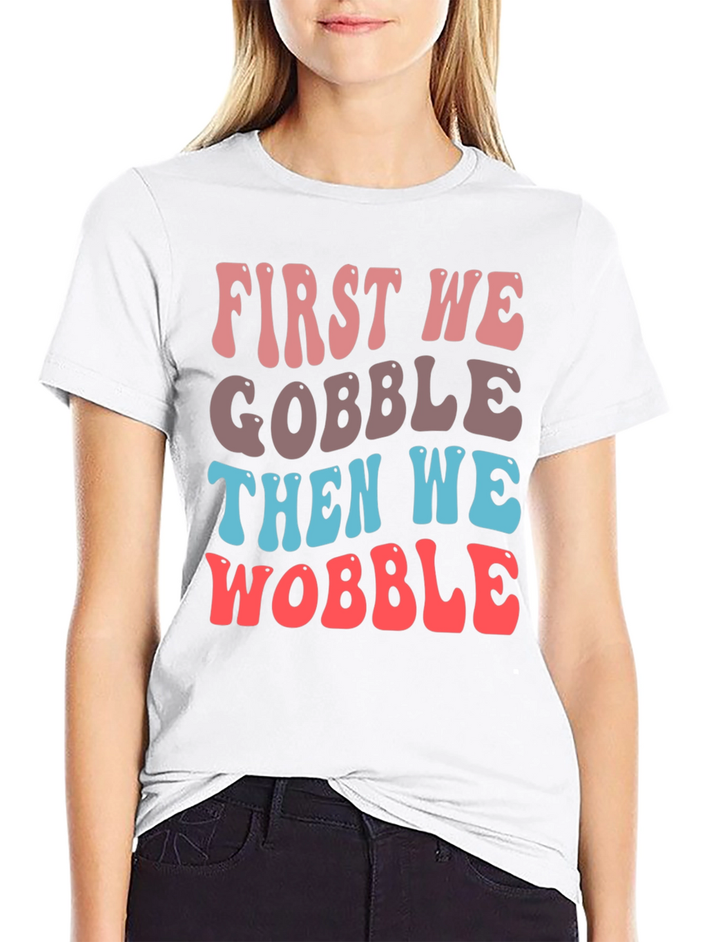 Gobble & Wobble Thanksgiving T-Shirt