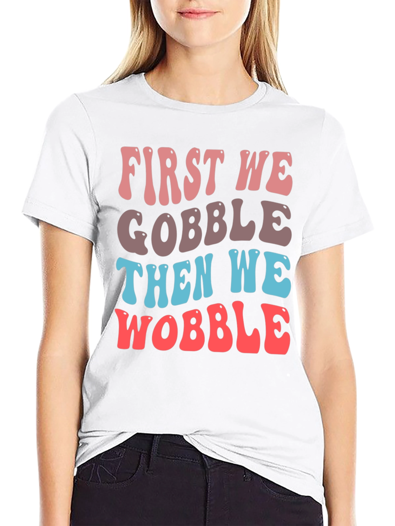 Gobble & Wobble Thanksgiving T-Shirt