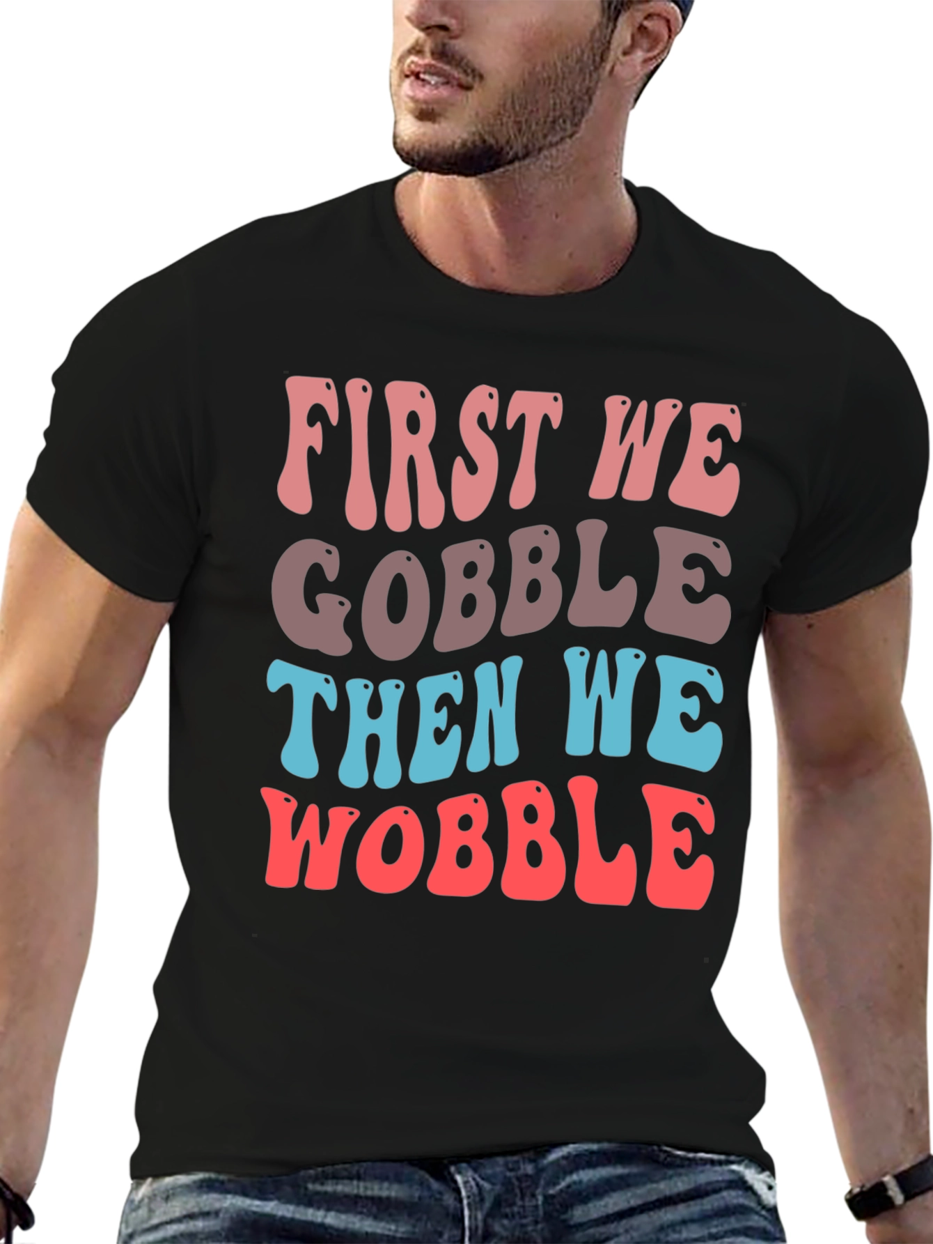 Gobble & Wobble Thanksgiving T-Shirt