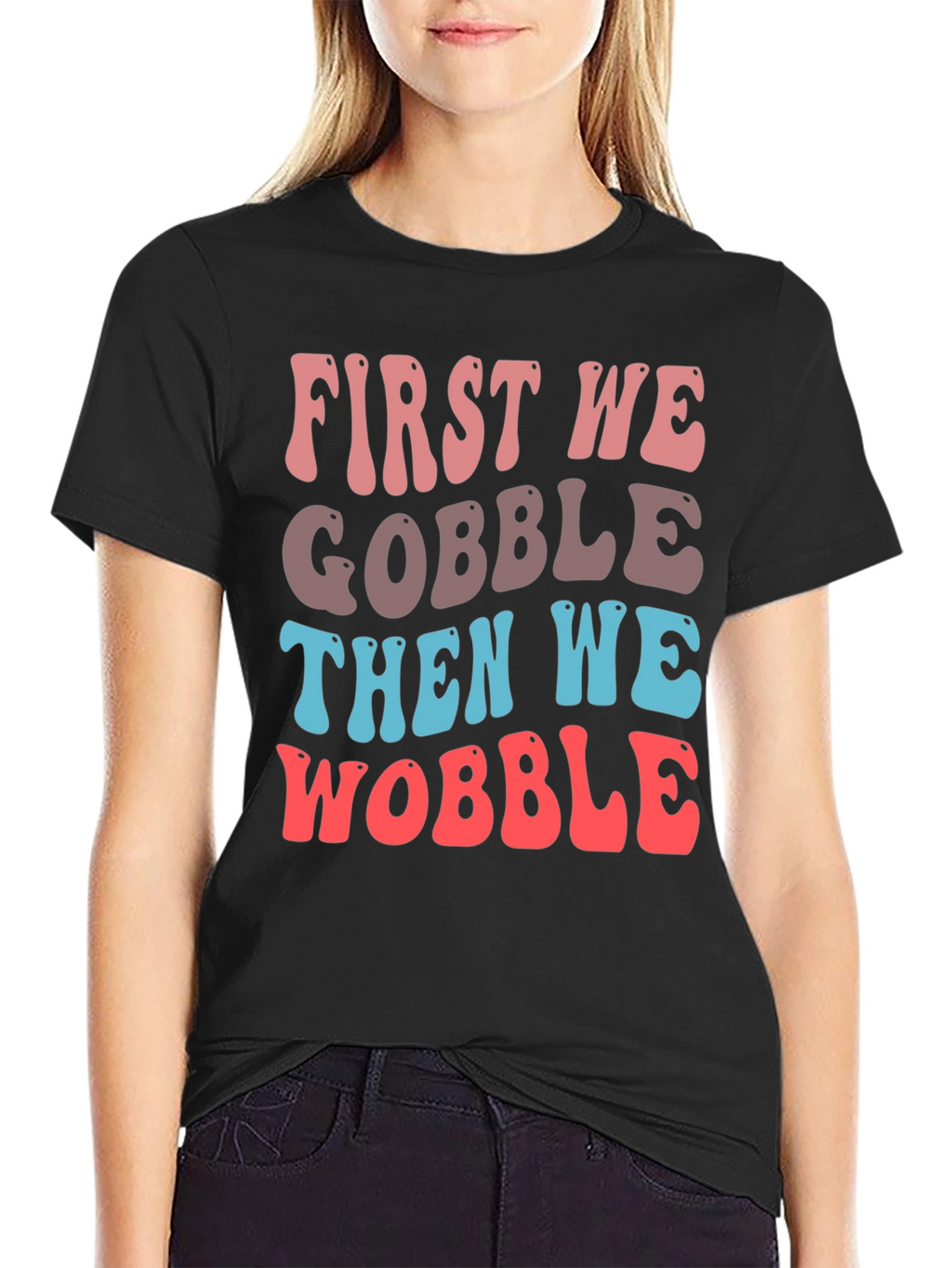 Gobble & Wobble Thanksgiving T-Shirt
