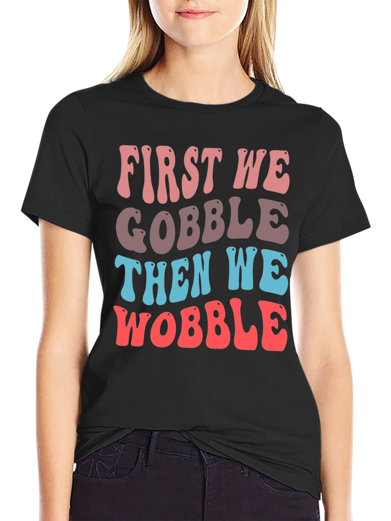 Gobble & Wobble Thanksgiving T-Shirt