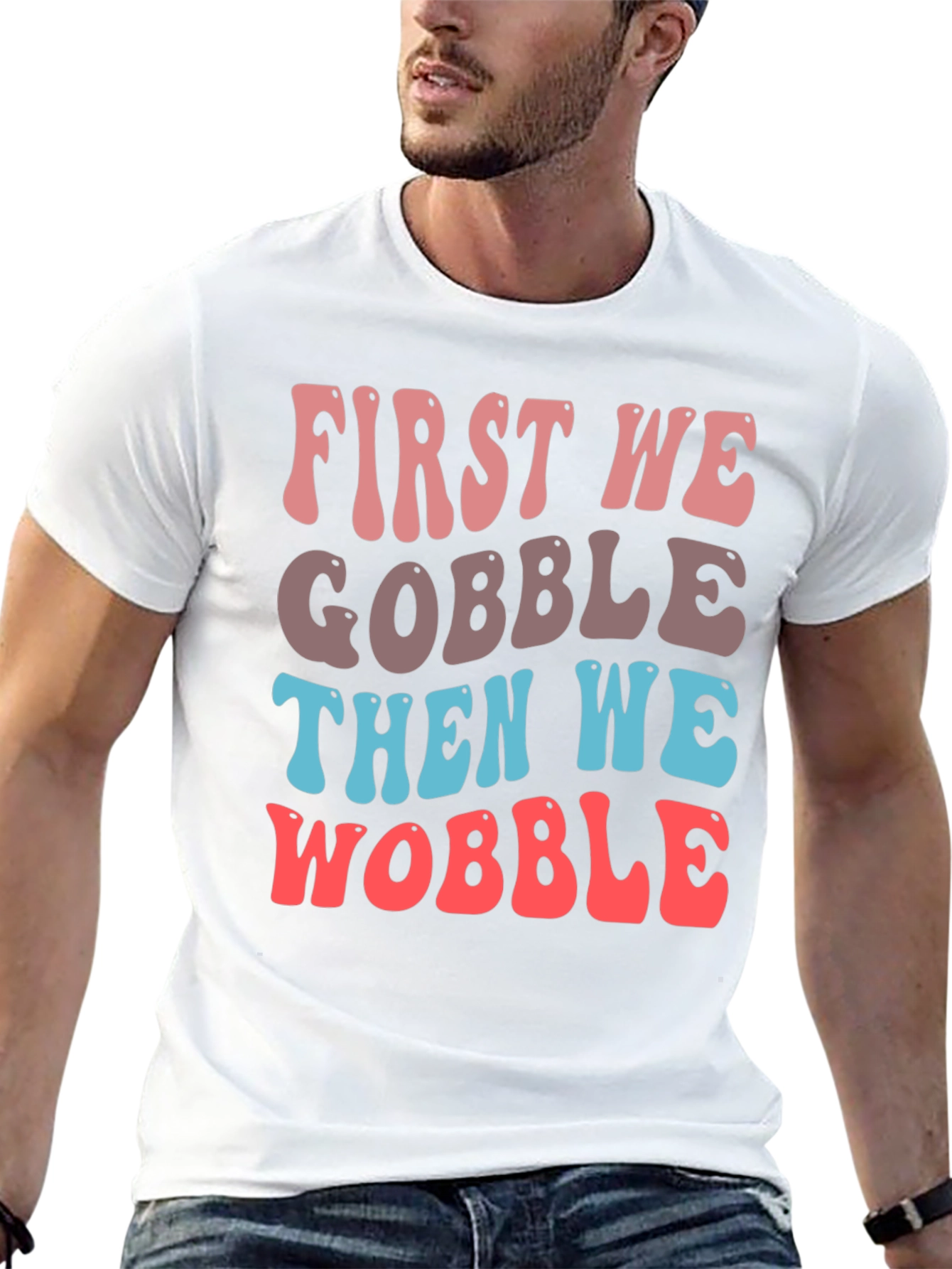 Gobble & Wobble Thanksgiving T-Shirt