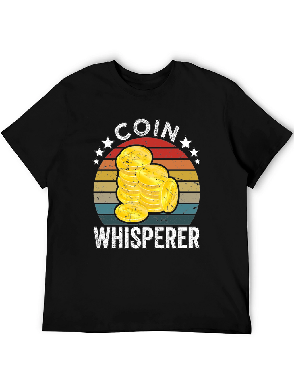 Coin Whisperer Graphic Tee - Black T-Shirt