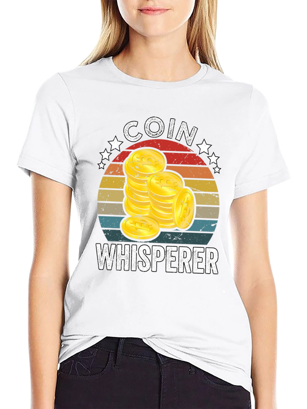 Coin Whisperer Graphic Tee - Black T-Shirt