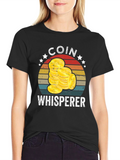 Coin Whisperer Graphic Tee - Black T-Shirt