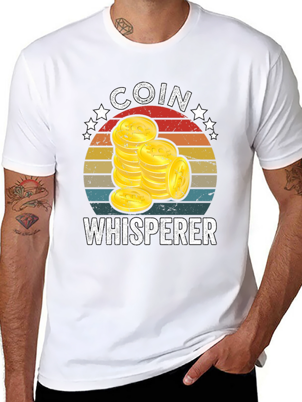 Coin Whisperer Graphic Tee - Black T-Shirt