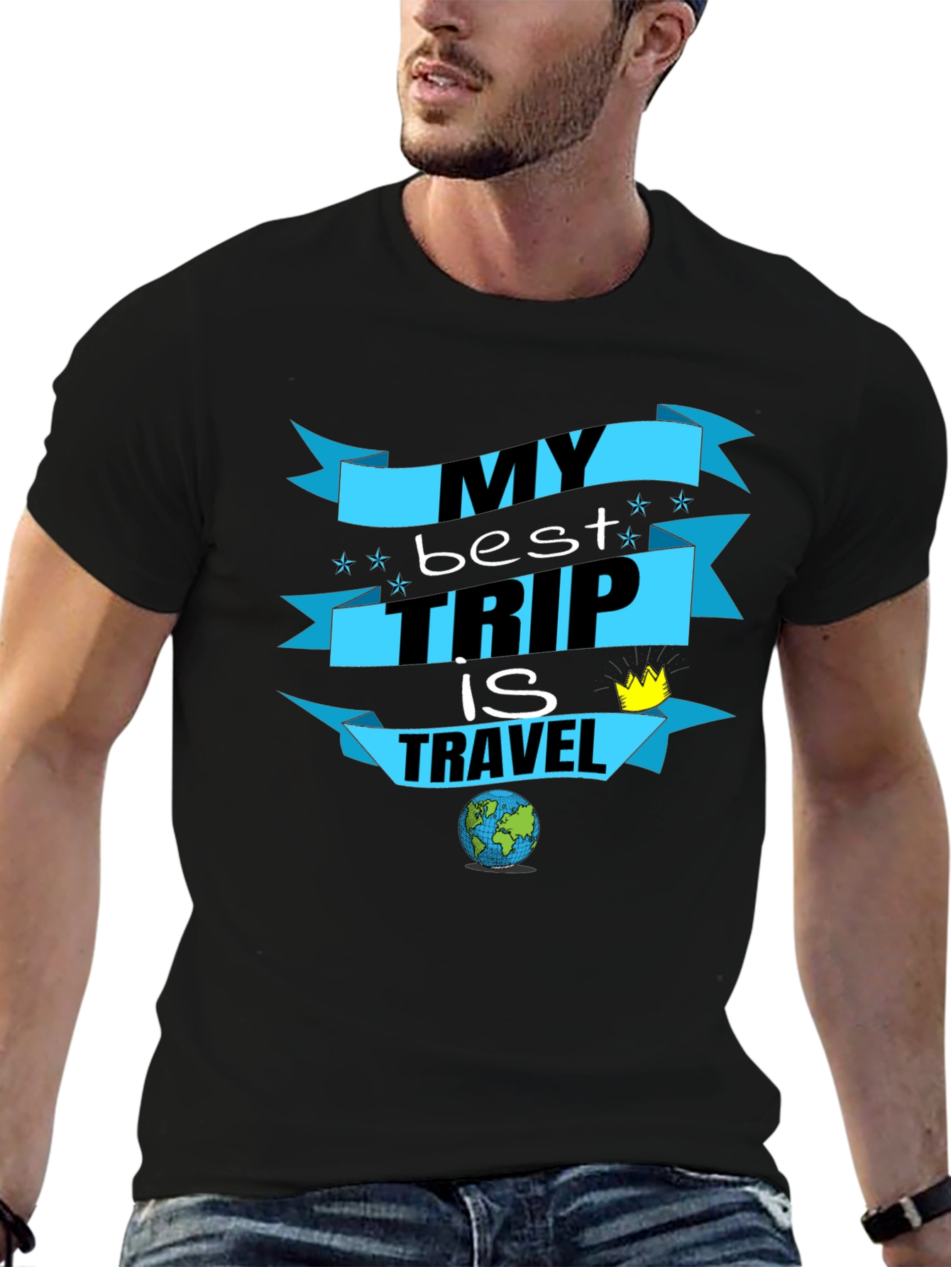 My Best Trip Is Travel Graphic T-Shirt