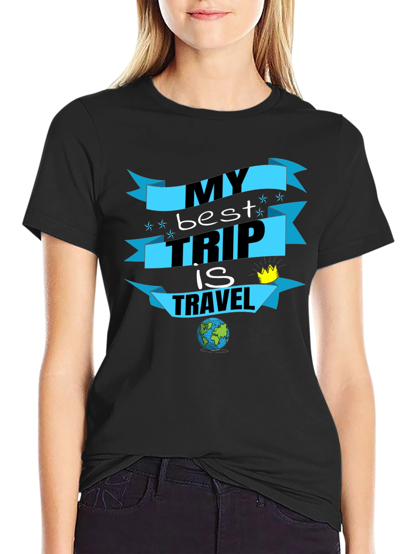 My Best Trip Is Travel Graphic T-Shirt