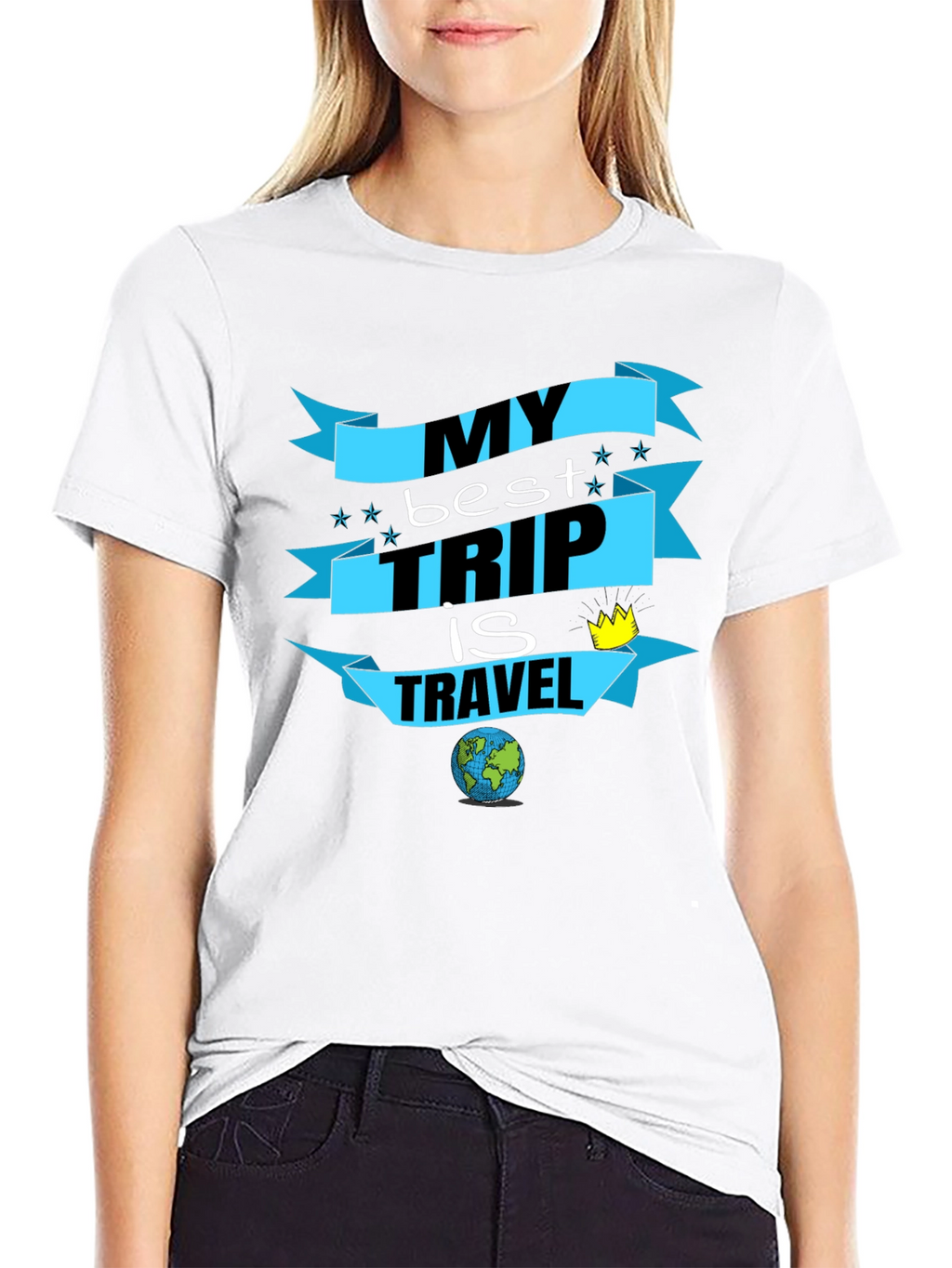 My Best Trip Is Travel Graphic T-Shirt