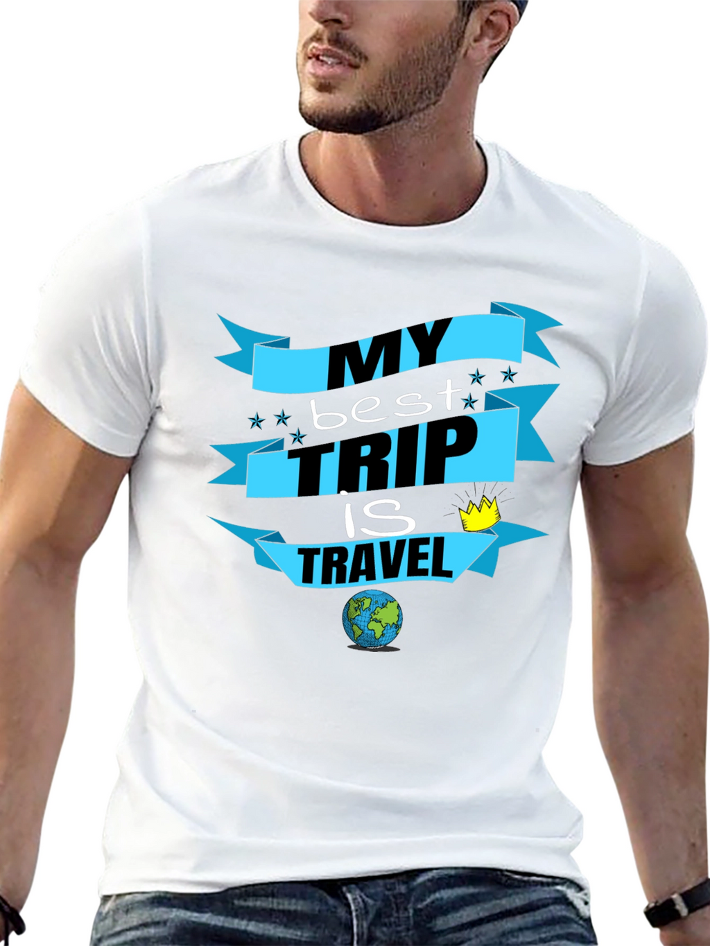 My Best Trip Is Travel Graphic T-Shirt