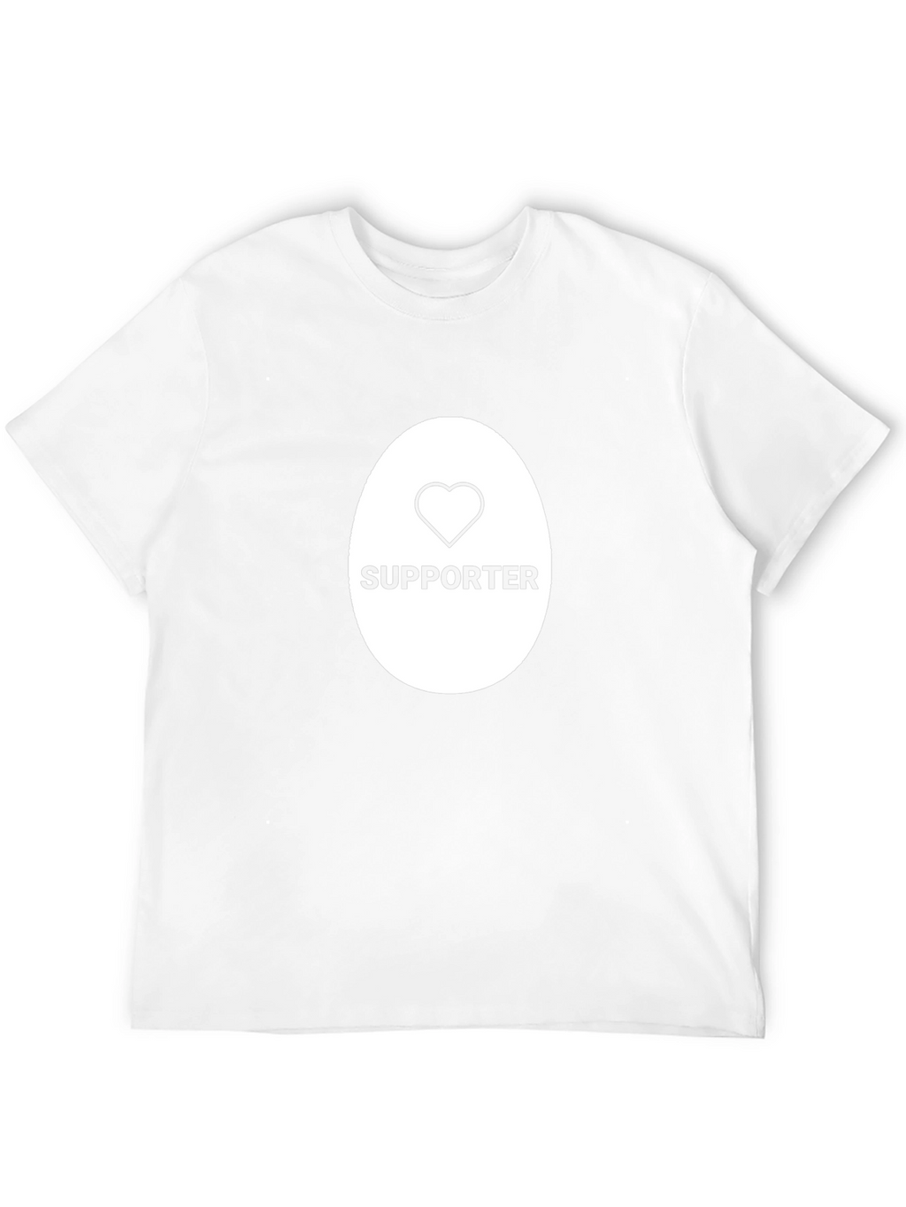 Supporter Heart Graphic Black Tee